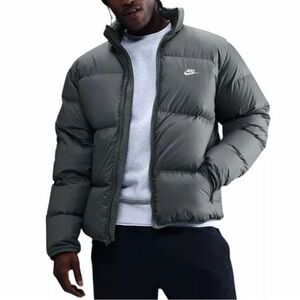 NWT Nike Sportswear Club Therma-FIT 650 Down Puffer Jacket Gray IB2975-068 XL